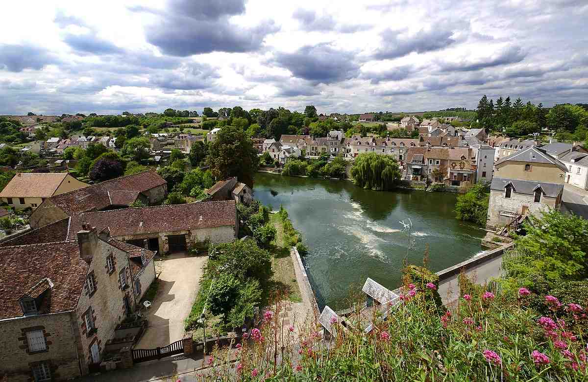 fresnay, sur, vue